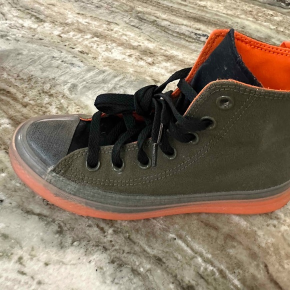 Converse Chuck Taylor All Star CX Hi Olive Cargo Khaki Orange Women Size 5.5 - Picture 2 of 8